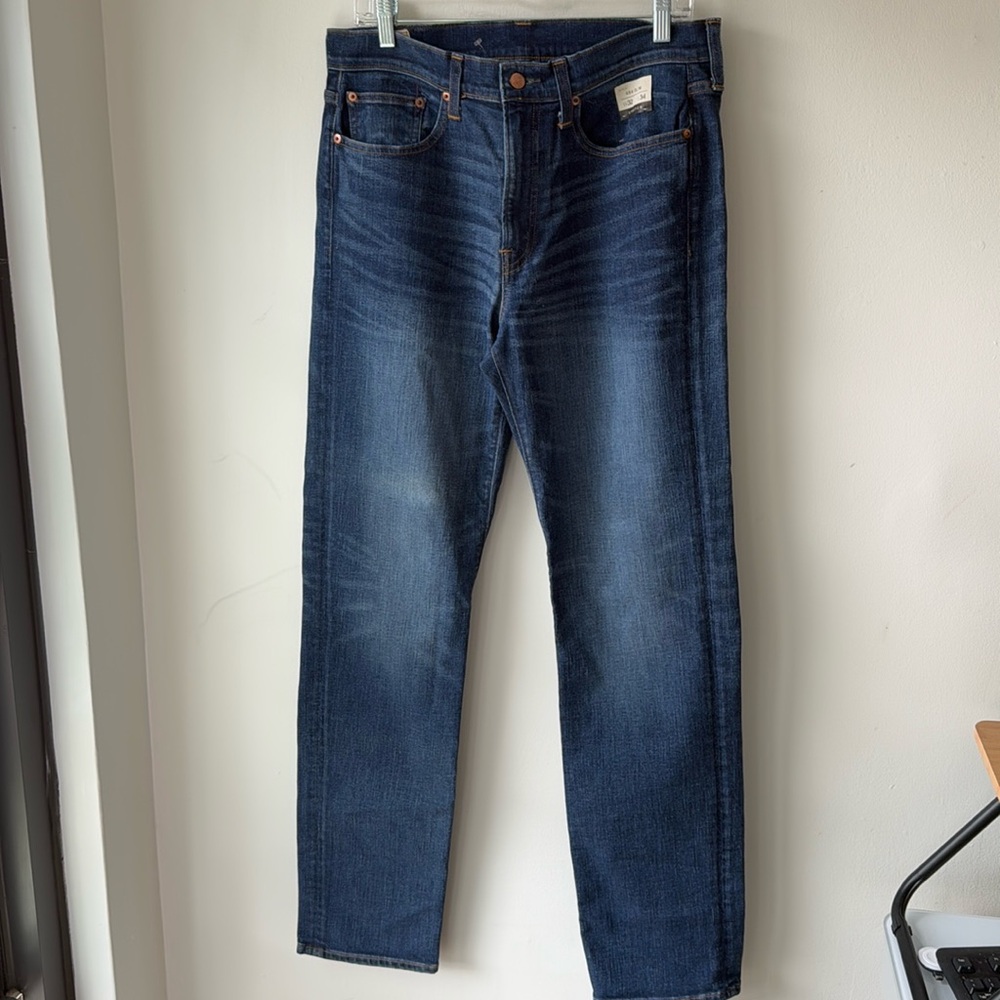 Men’s J.Crew 484 Slim-fit stretch jean in Dalton wash size 32/34 H7169 NWT